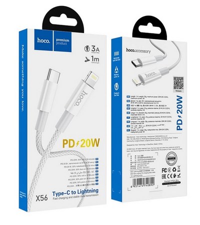 Cable de Datos Hoco X56 – PD a Lightning