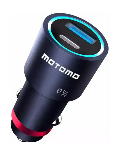Cargador de Auto Doble Motomo DC-111 – 42.5W